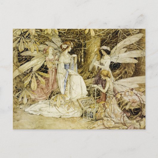 「妖精の宝石」 ポストカード (正面)