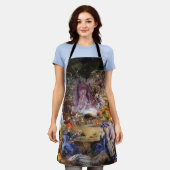 妖精の宴会の木の妖精 エプロン (着用した状態)
