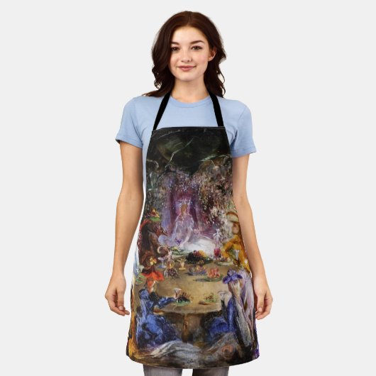 妖精の宴会の木の妖精 エプロン (着用した状態)