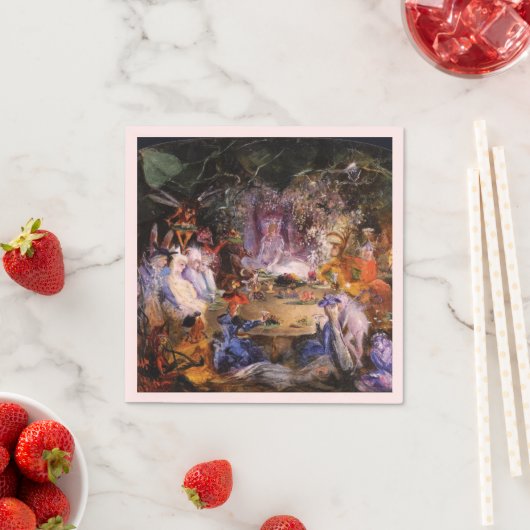 妖精の宴会の木の妖精 スタンダードカクテルナプキン (インサイチュ)