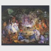 妖精の宴会の木の妖精 ラッピングペーパー (フラット)