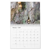妖精の家が見つかった自然 カレンダー (2月 2027)