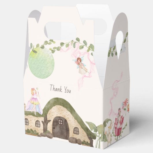妖精の家の誕生日パーティー フェイバーボックス (オープン)
