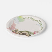 妖精の家の誕生日パーティー ペーパープレート (アングル)