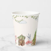 妖精の家の誕生日パーティー 紙コップ (裏面)