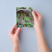 妖精の家はメーラーの実在不動産のマーケティングf チラシ (手)