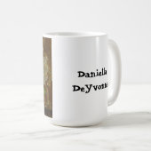 妖精の寺院、ファンタジーの妖精の子猫のコーヒーマフ コーヒーマグカップ (正面右)