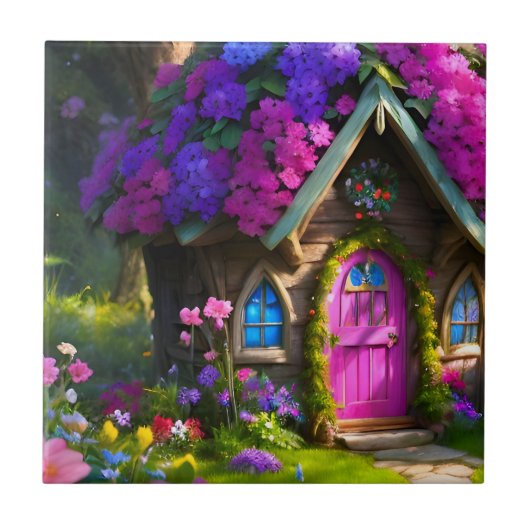 妖精の小屋 タイル (正面)