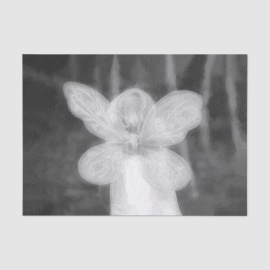 妖精の少女 黒と白の森 薄葉紙 (正面)