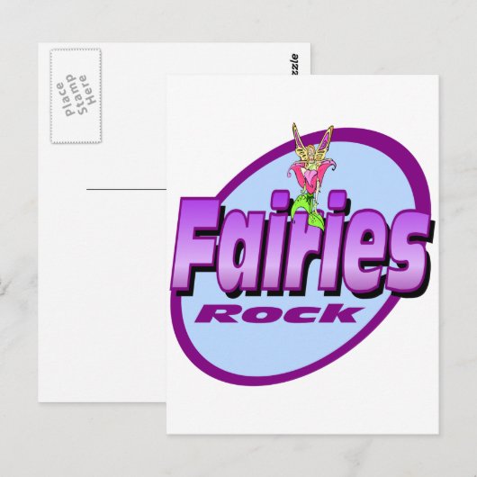 妖精の岩 ポストカード (正面/裏面)