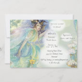 妖精の幸せなブライダルシャワー 招待状 (正面)