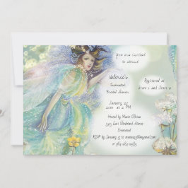 妖精の幸せなブライダルシャワー 招待状