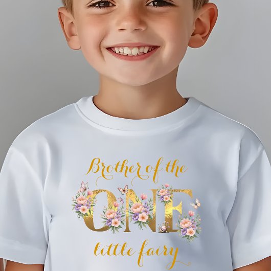 妖精の庭の兄弟 1歳の誕生日パーティー Tシャツ