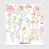 妖精の庭の水の色のシールのパック シール (シート)