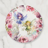 妖精の庭の水の色の子供の誕生日感謝していユー フェイバータグ (裏面)