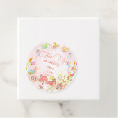 妖精の庭の水の色の子供の誕生日感謝していユー フェイバータグ (インサイチュ)