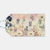 妖精の庭の水の色子供の誕生日 ギフトタグ (裏面横)