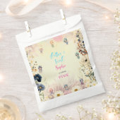 妖精の庭の水の色子供の誕生日 フェイバーバッグ (クリップ留めされた状態)