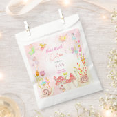 妖精の庭の水の色子供の誕生日 フェイバーバッグ (クリップ留めされた状態)