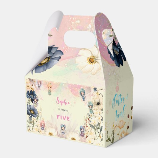 妖精の庭の水の色子供の誕生日 フェイバーボックス (裏面サイド)