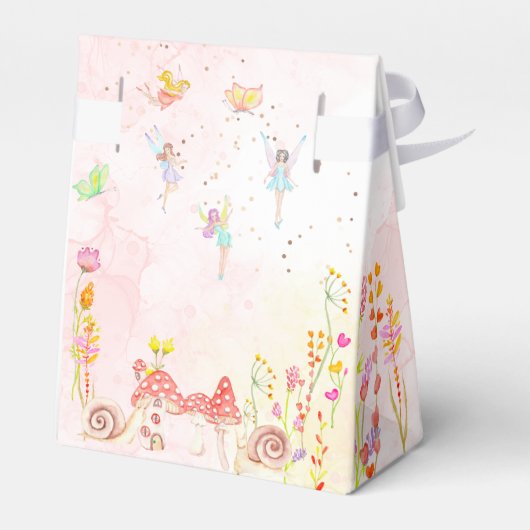 妖精の庭の水の色子供の誕生日 フェイバーボックス (裏面サイド)