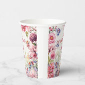 妖精の庭の水の色子供の誕生日 紙コップ (右)