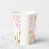 妖精の庭の水の色子供の誕生日 紙コップ (右)