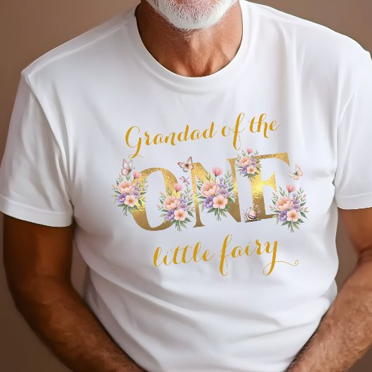 妖精の庭の祖父 1歳の誕生日パーティー Tシャツ