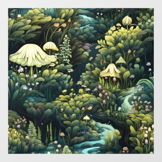 妖精の庭の窓にしがみつく ウィンドウサイン (シート)