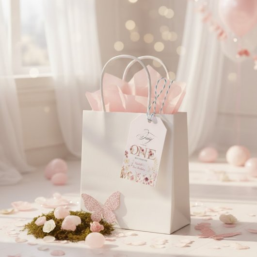 妖精の庭の花畑 初めての誕生日 ギフトタグ