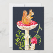 妖精の庭の誕生日パーティー招待状 招待状 (裏面)