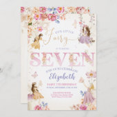 妖精の庭の誕生日 招待状 (正面/裏面)