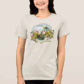 妖精の庭の魔法 トライブレンドTシャツ (正面)