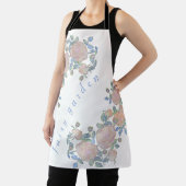 妖精の庭エレガントのバラの花のパターン エプロン (インサイチュ)