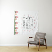 妖精の庭マッシュルームLadybugs蝶 タペストリー (インサイチュ(横))