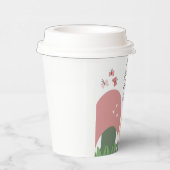 妖精の庭マッシュルームLadybugs蝶 紙コップ (右)