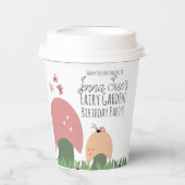 妖精の庭マッシュルームLadybugs蝶 紙コップ (正面)