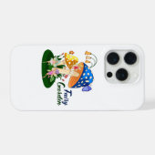 妖精の庭 かわいい魔法のキノコアート iPhoneケース (裏面横)