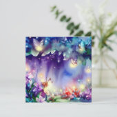 妖精の庭:妖精の輝き、ベビーシャワー 招待状 (スタンド正面)