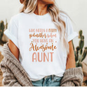 妖精の後見人のおば Tシャツ