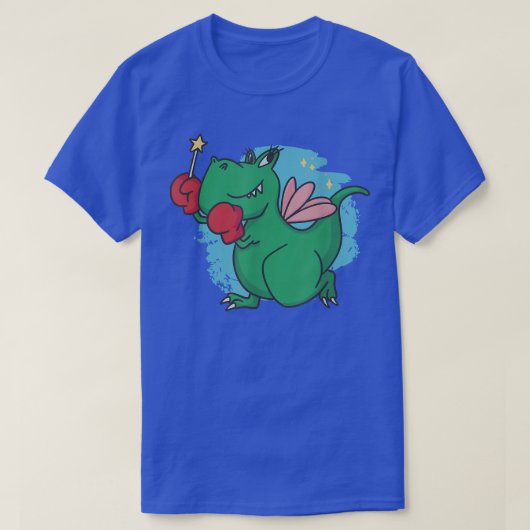 妖精の恐竜の少女 Tシャツ (デザイン正面)