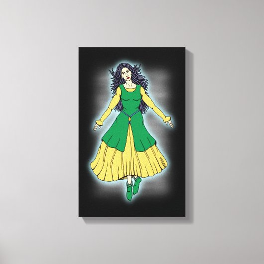 妖精の愛人レアナンシッヘ キャンバスプリント (正面)