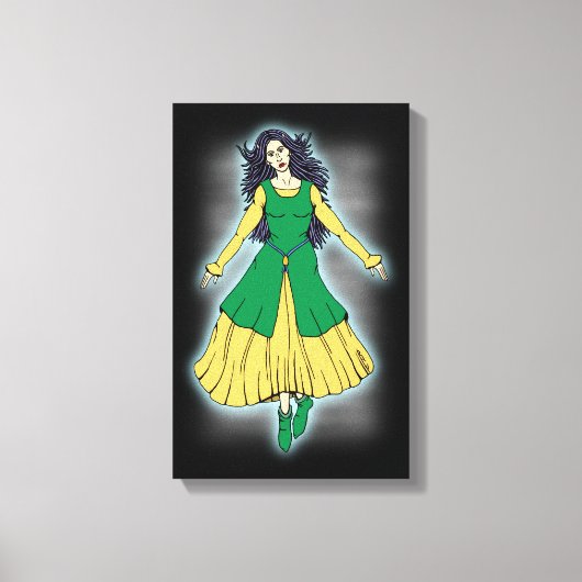 妖精の愛人レアナンシッヘ キャンバスプリント (正面)