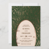 妖精の扉アイリッシュ民俗童話の木結婚の木 招待状 (正面)