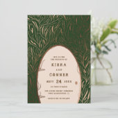 妖精の扉アイリッシュ民俗童話の木結婚の木 招待状 (スタンド正面)