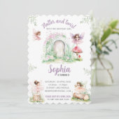 妖精の招待状テンプレート 招待状 (スタンド正面)