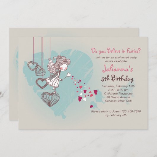 妖精の招待状 招待状 (正面/裏面)