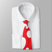 妖精の斑点キノコ赤い白いパーティーネックタイ ネクタイ (タイ)