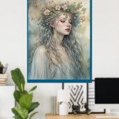 「妖精の日の出」 ポスター (ホームオフィス)