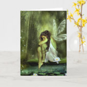 妖精の日 カード (黄色い花)